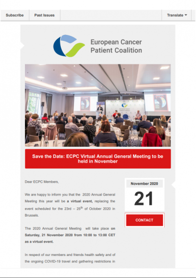 ERRATUM: Update: ECPC Virtual Annual General Meeting Held In November newsletter preview