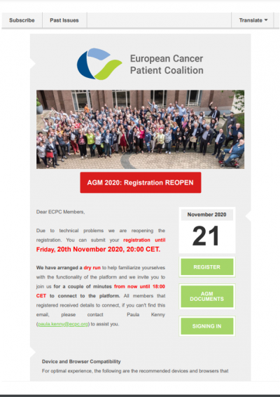 AGM 2020: Updated Information (Copy 02) newsletter preview