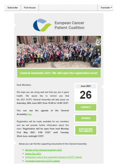 AGM 2021: Join Us For Our Virtual AGM On June 26 2021 newsletter preview