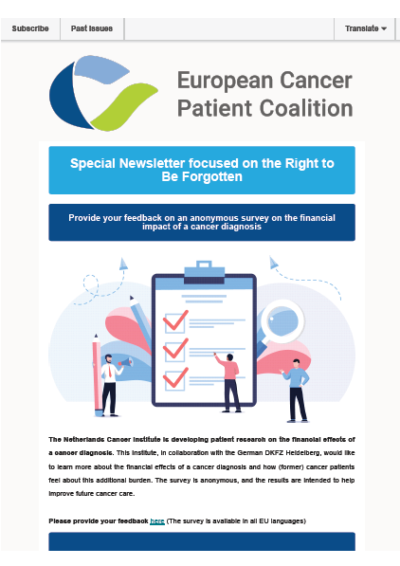 Special Focused Newsletter On The Right To Be Forgotten No.02 newsletter preview