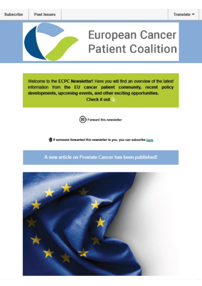 ECPC Newsletter November newsletter preview